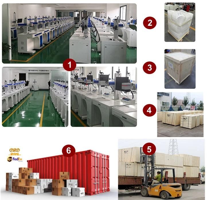 CNC Deep Engraving Jewelry Fiber Laser Marking Machine 50W 100W