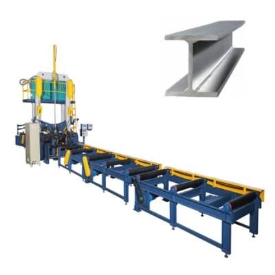 Automatic Assembly Welding Straightening Steel Structure H Beam Welding Production Machine Line