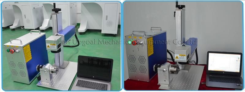 Desktop Portable Mini Metal Materials Fiber Laser Marking Machine 20W