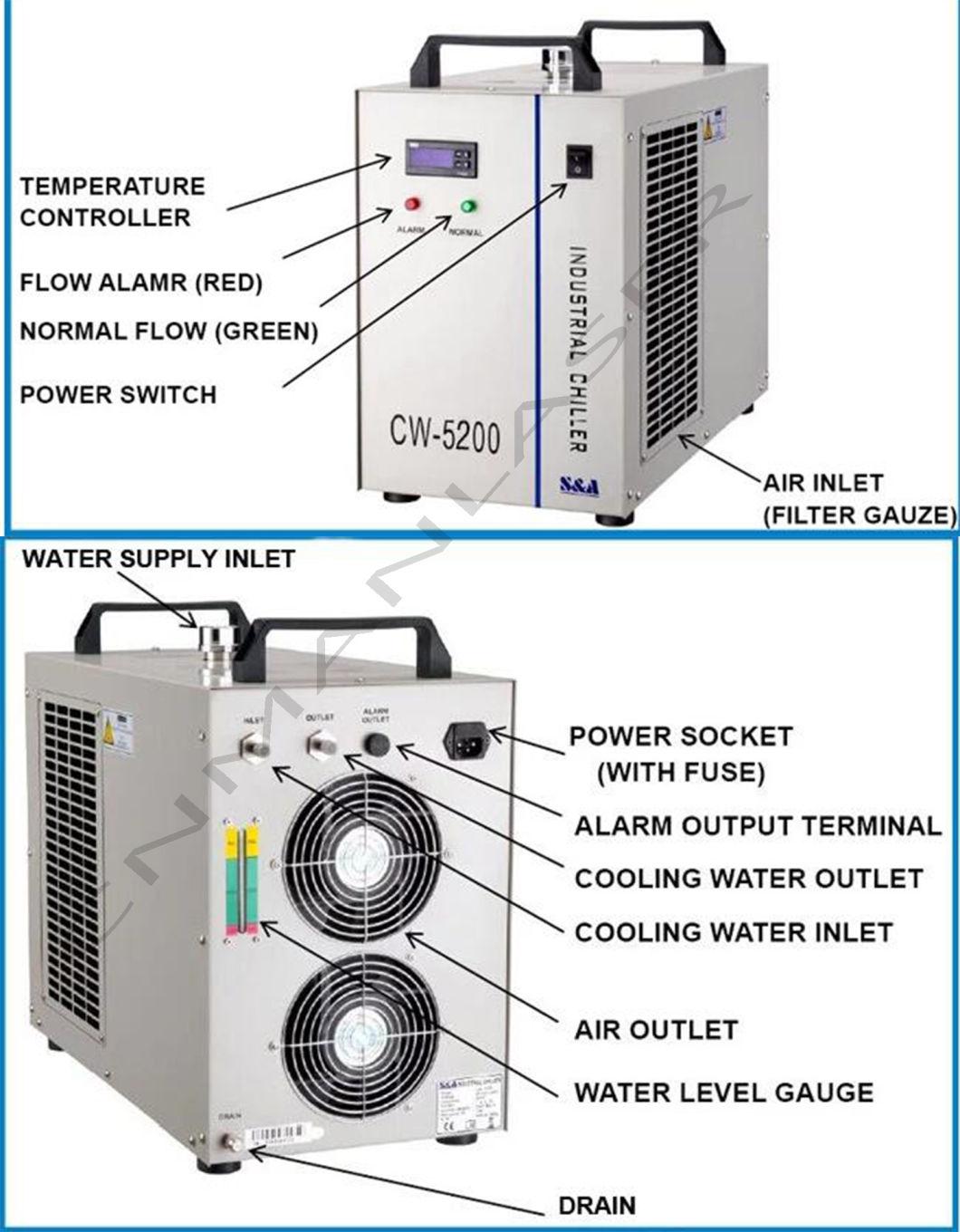 Laser Water Chiller Cw-3000 Cw-5000 Cw-5200 for Laser Engraver Cutting