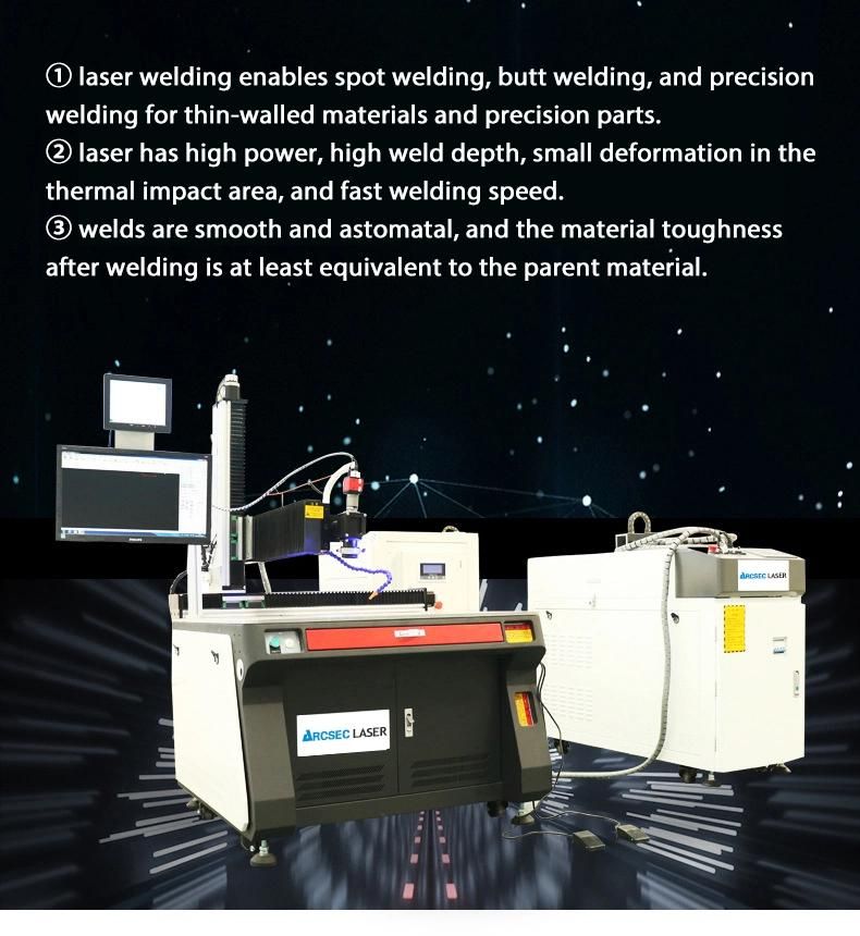 Handheld Welding Machine CNC Machine Fiber Laser Welder Fiber Laser Welding Machines 1000W 1500W 2000W for Brass Aluminum Stainless Steel