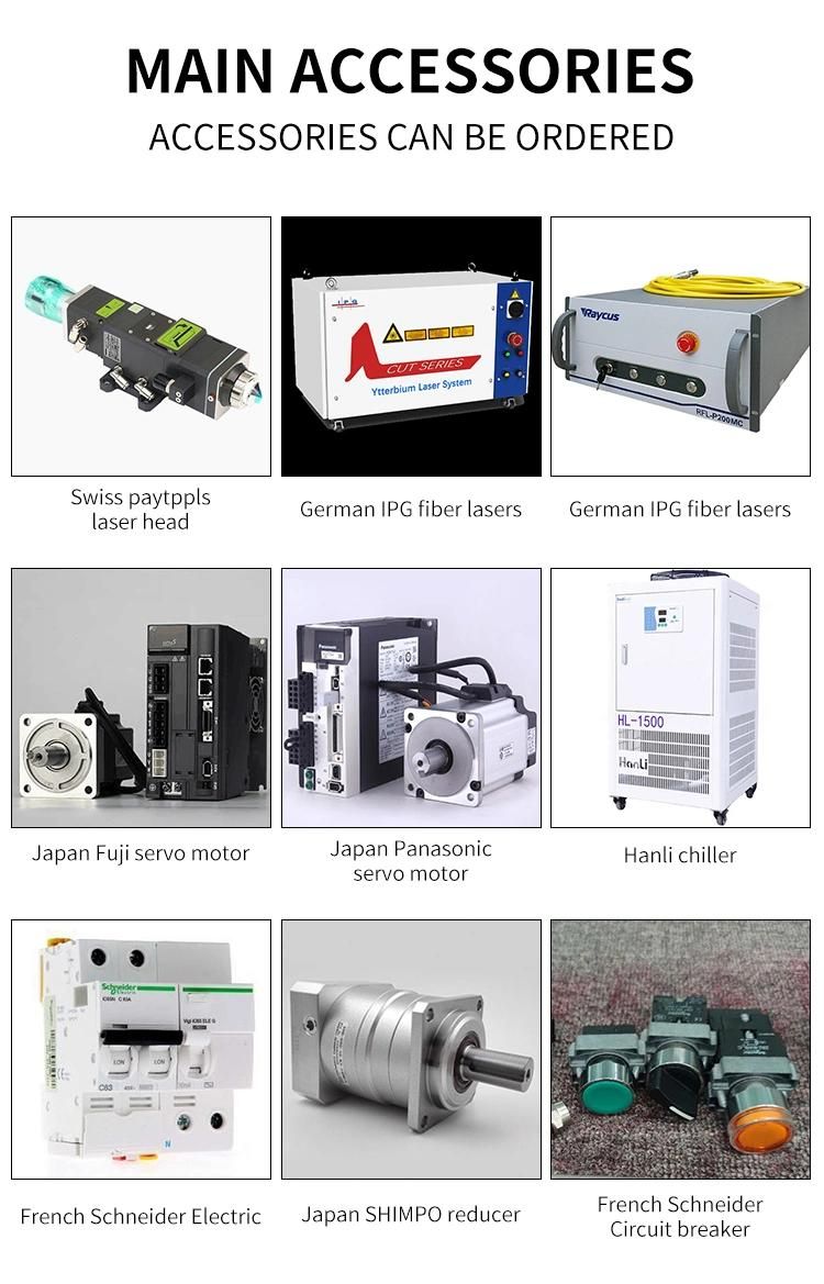 Njwg Laser Sheet Metal 1000W 2000W Tube Fiber Laser Cutting Machine