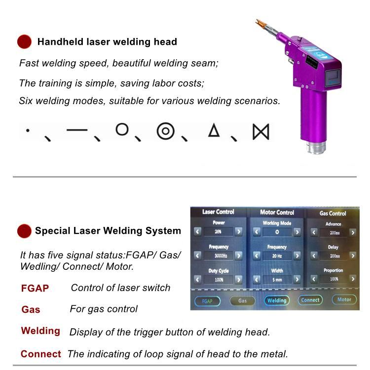 1000W 2000W 1500W Handheld Factory Price Portable Stainless Steel Carbon Steel Aluminum Fiber Laser Welding Machine Price in Mexico for 3c Digital Electronics