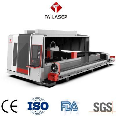 Exclusive Full Closed Sheet and Pipe Fiber Laser Cutting Machine