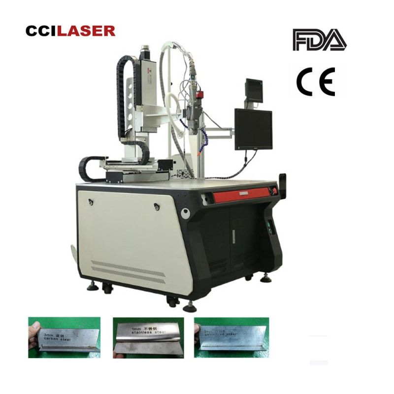 Fiber Laser 4 Axis Multifunctional Automatic Stainless Steel Door Handle Metal Laser Auto Welding Machine Price