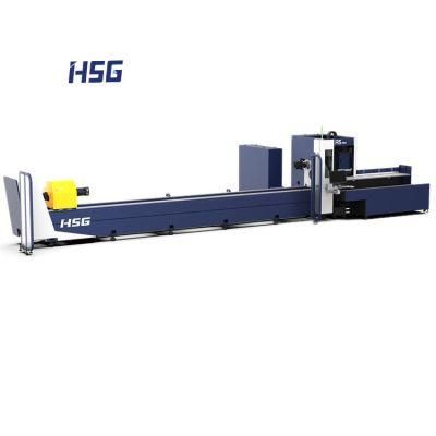 Industry Raycus 1kw 2kw 3kw CNC Laser Pipe Cutter / Fiber Laser Cutting Tube Machine Price