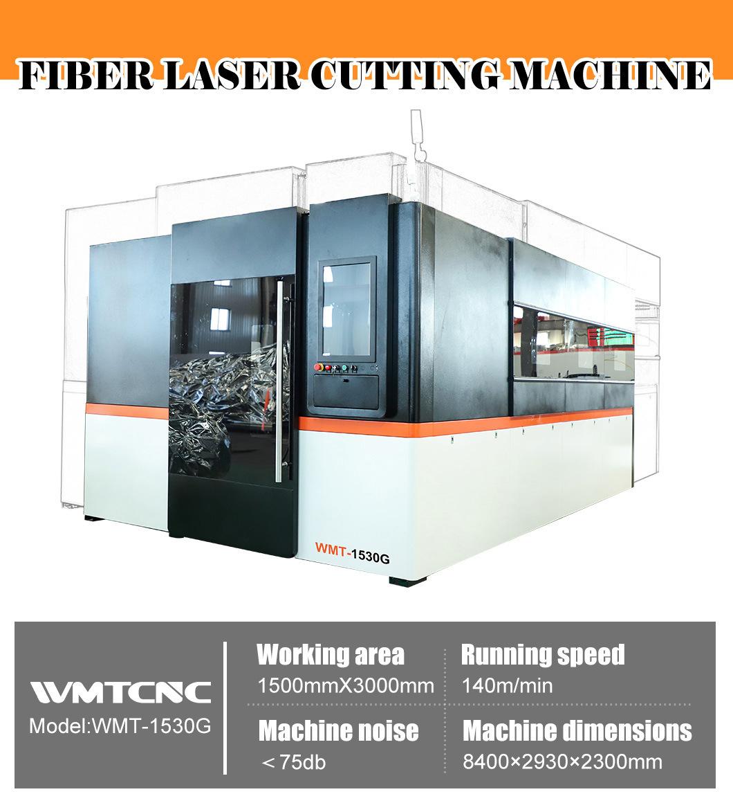 cnc cutting machine laser cutter WMT-1530G fiber laser cutting machine