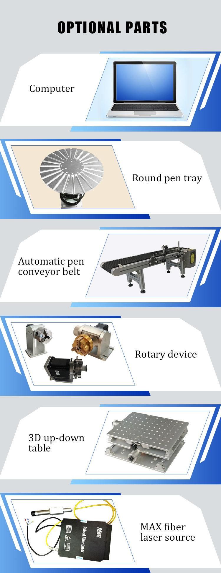 Ipg Raycus Laser CNC Fiber Marking Engraving Machine Metal 20W/30W/50W/100W Metal Laser Carving Machine