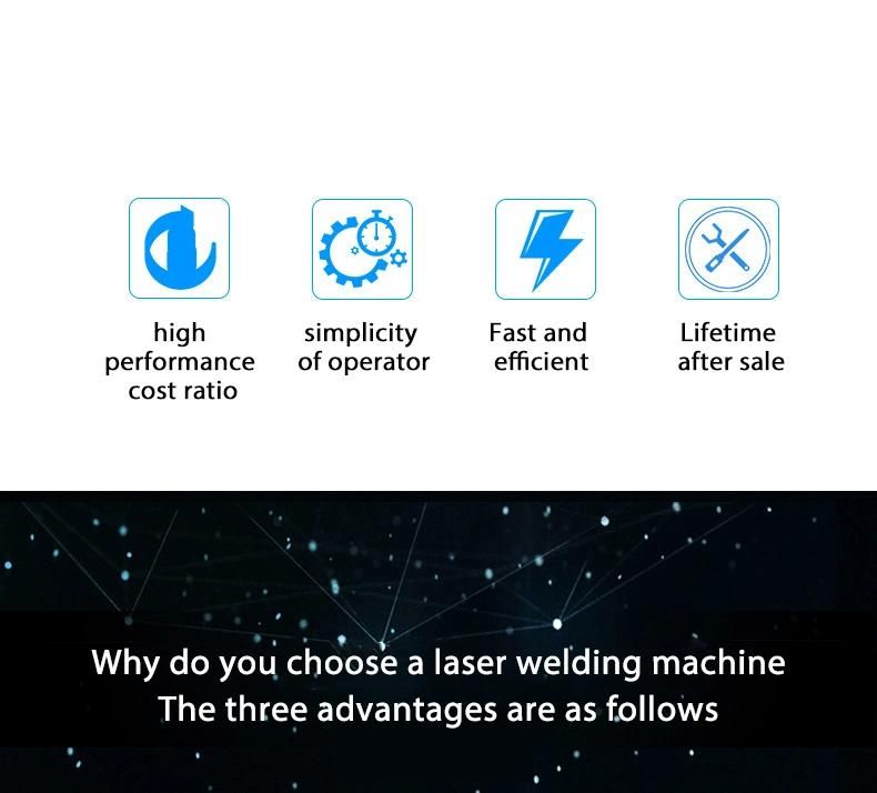 Portable Laser Welding Machine for Metal Welder Manual Soldering Equipment with Raycus Laser Source