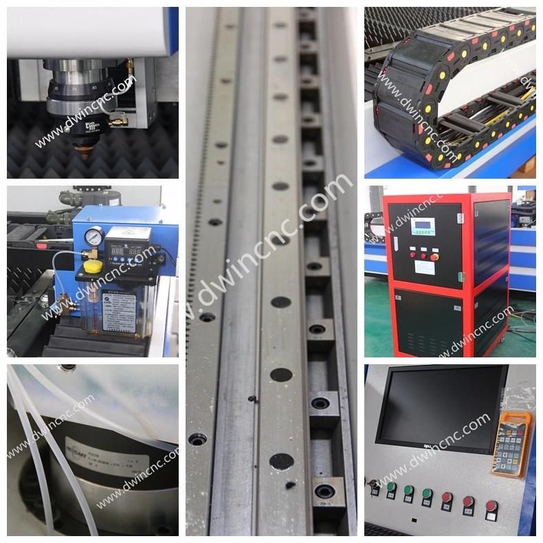 500W 750W 1000W 1500W 2000W Metal Fiber Laser Cutting Machine Dw-1530f