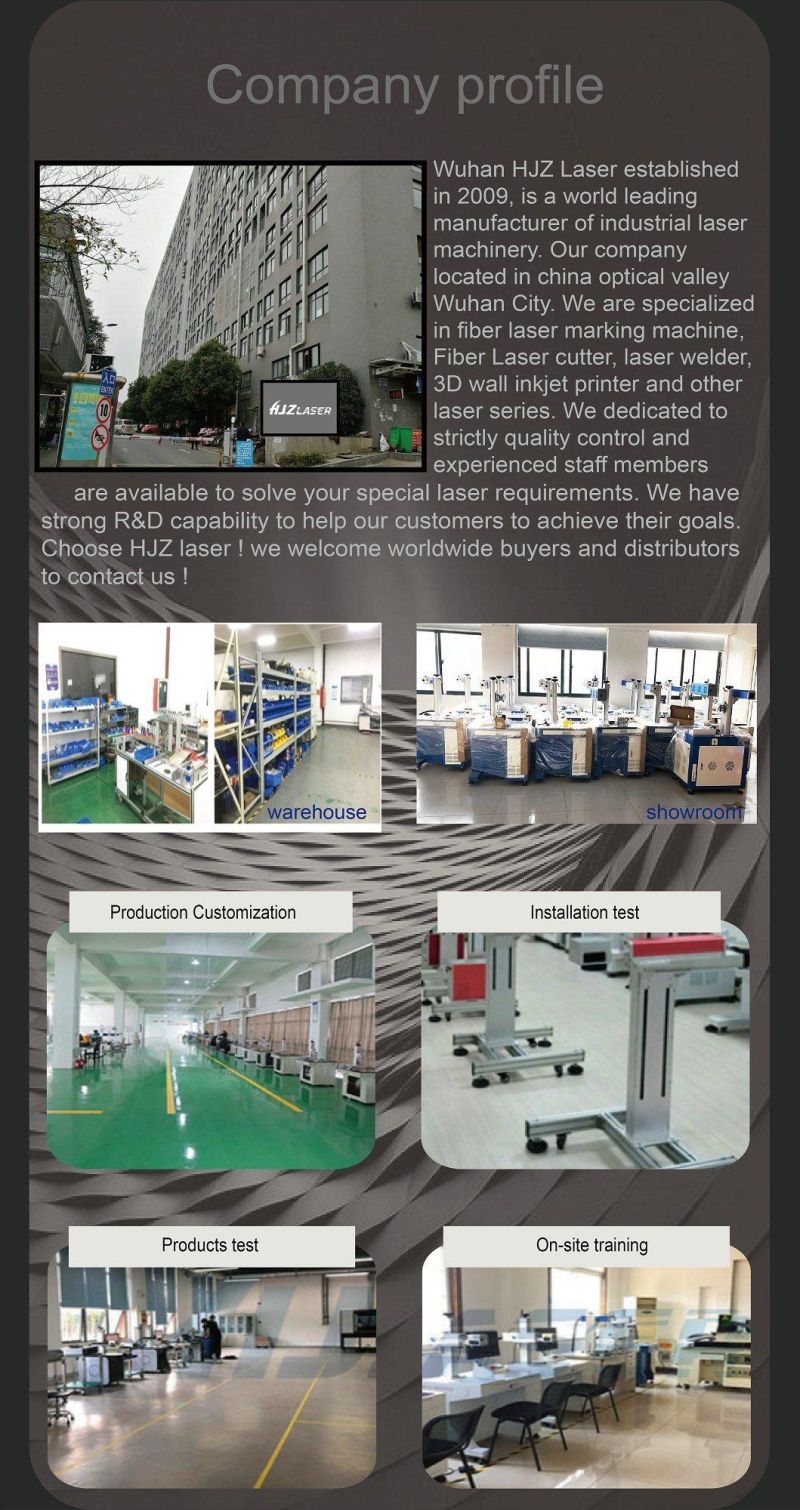 Hjz Efficient Fiber Laser Coding Machine Batch Date Coding Printer