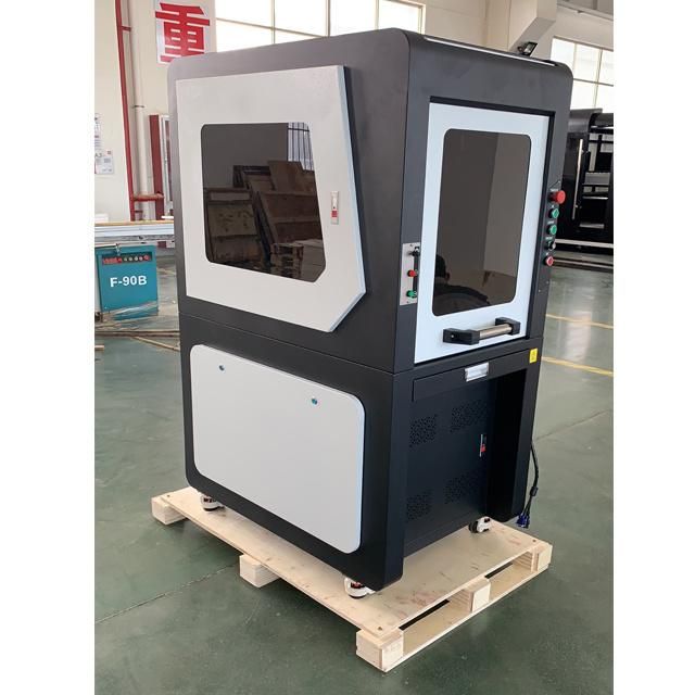 50W 100W Raycus Fiber Laser Full Enclosed Fiber Laser Marking Machine for Metal Deep Engraving and Cutting