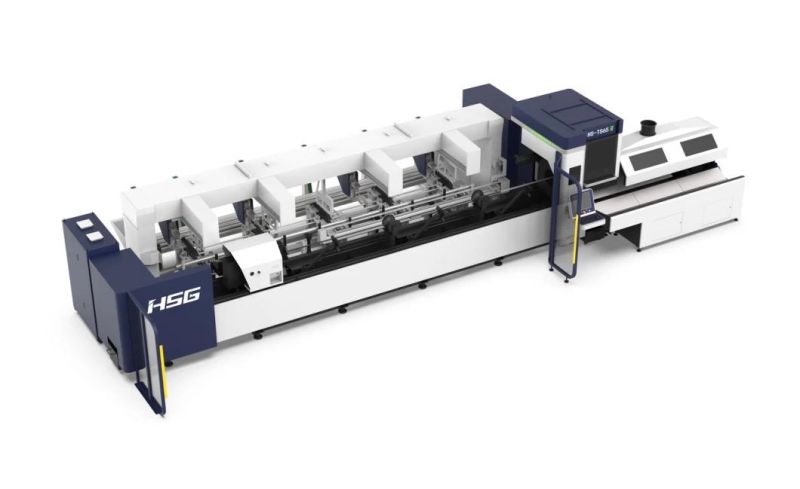 Ultra-High-Speed Multi-Touch Control System+Intelligent Digital Chucks Tube Laser Cutting Machine