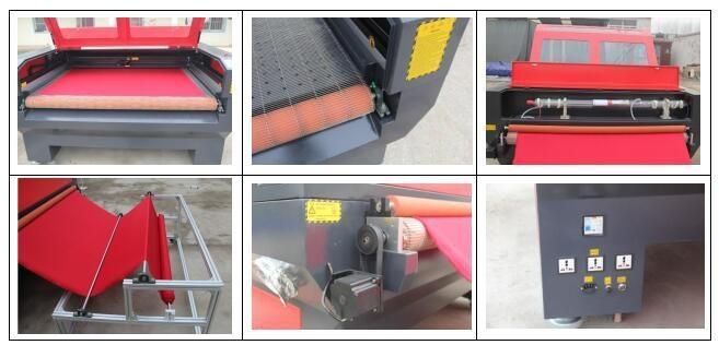 1610 CCD Fabric Textile Leather Auto Feeding CO2 Laser Cutting Cutter Machines