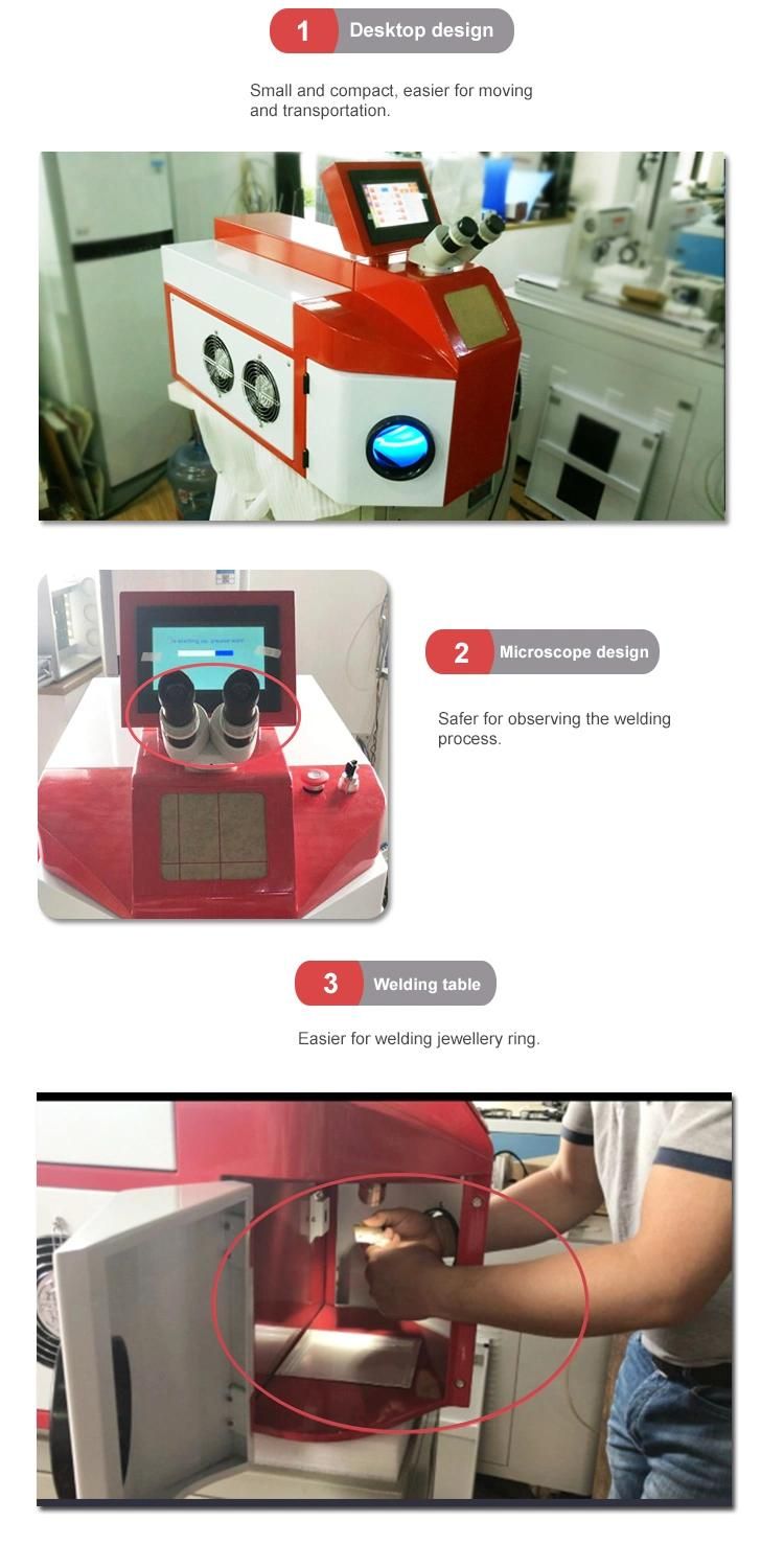 200W Jewelry Welding Machine with YAG Spot Welding for Jewelry Dental Electronic Elements Welding