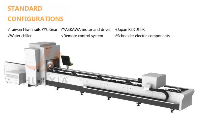 Fully Automatically Rectangle Pipe Fiber Laser Cutting Machine