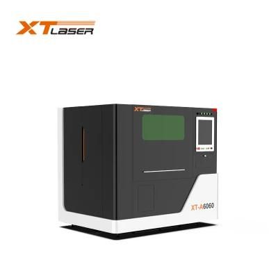 600X600mm 1000W Mini Sheet Metal Fiber Laser Cutting Machine Price