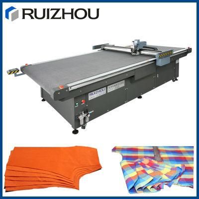 Automatic Flatbed Fabric Cloth Garment Cutting Machine