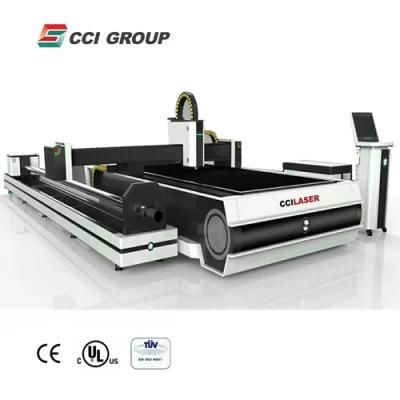 2 Years Warranty Cci Pipe and Metal Sheet Fiber Laser Cutting Machine with 1530 2030 1560 High Performance CNC Laser Cutter Discount Price