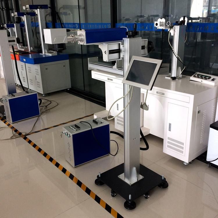 20W 30W 50W 60W 100W High Speed Raycus Jpt Ipg Flying Fiber Laser Marking Machine for Assembly Line