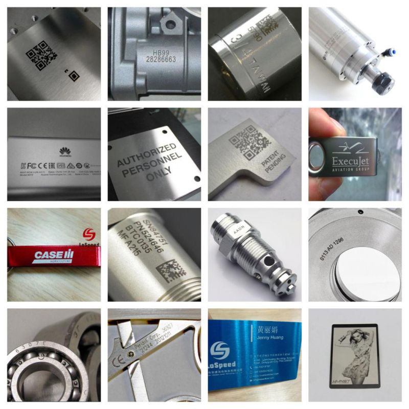 Mini Enclosed Fiber Laser Engraving Machine with RF Metal Tube Laser Source