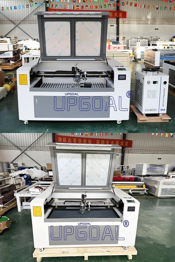 500W & 90W Mixed Stainless Steel MDF Acrylic CO2 Laser Cutting Engraving Machine 1300*900mm