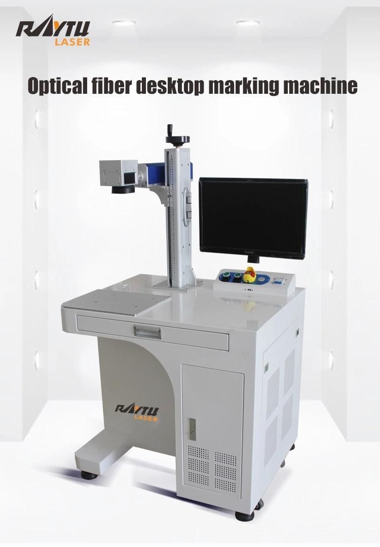 Shandong Raytu 20W 30W 50W 70W Fiber Laser Printing Machine Laser Engraving Machine Raycus Desk Type Laser Marking Machine for Metal Surface Marking