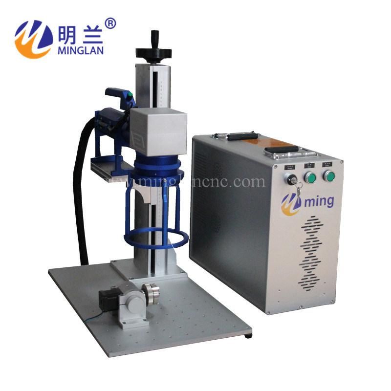 20W 30W 50W Metal Fiber Laser Color Marking Machine on Stainless Steel