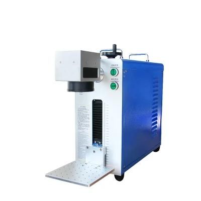 Portable Fiber Laser Marking Machine for Metal Aluminium Steel Coding Nameplate Plate Code