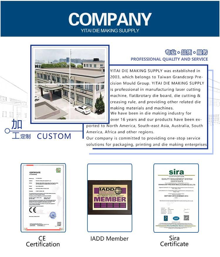 Suzhou Carton Knife Mold Acrylic Laser Cutting Machine Manufacturers Supply