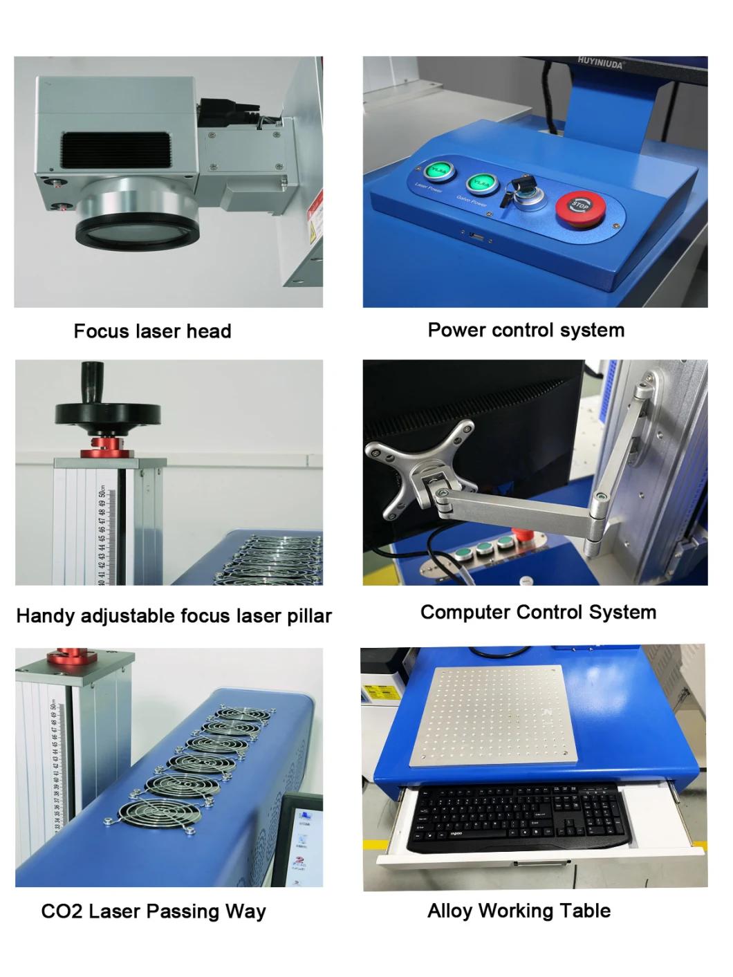 Cloth Leather and Precision Garment CO2 Laser Marking Machine