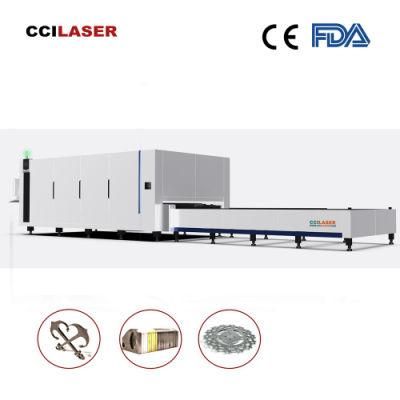 Cci Laser CNC Cutter Full Protection 2060 Laser Cutting Machine with Cover and Exchange Platform