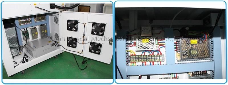 30W Large Diameter Metal Tube Fiber Laser Marking Machine with Roller Rotary