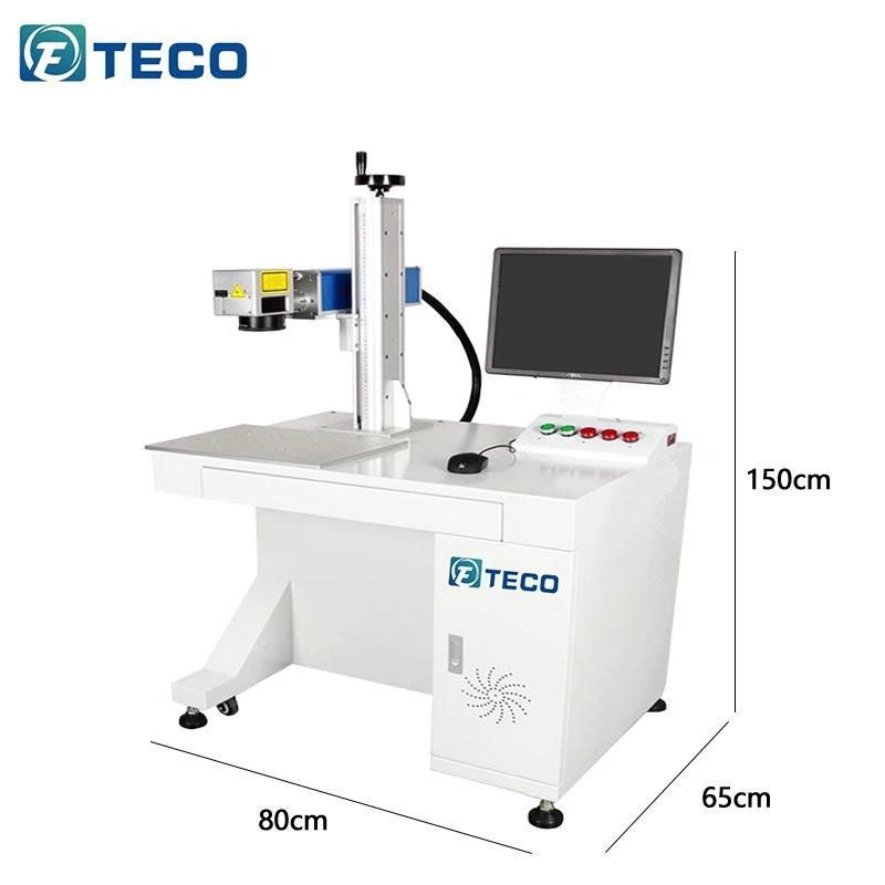 20W 30W Fiber Laser Marking Machine with Rotary