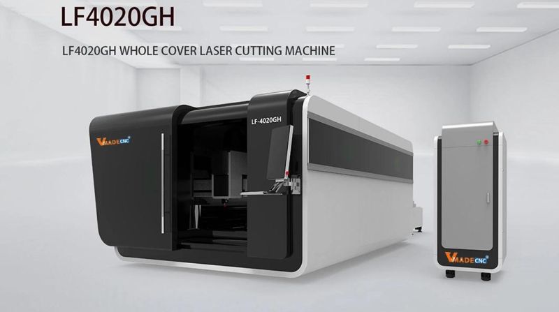 2021 Newest China Factory 1000W 2000W 3000W 6000W Closed Type EU and USA Standard CNC Laser Cutter Fiber Laser Cutting Machine for Sheet Metal Steel Cutting