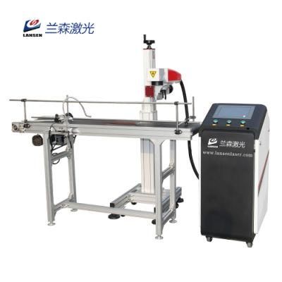 High Speed Production 50W Fiber Laser Marking Machine for Batch Marking Work