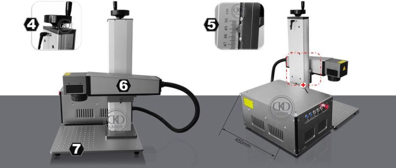 Portable Metal Laser Cutting Machines with Big Power