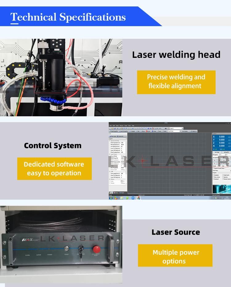 Optical Fiber Laser Weld/Welding/Welder Machine