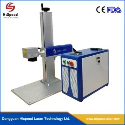 High Speed Air Cooling Without Distortion Jewelry Laser Marking Machine