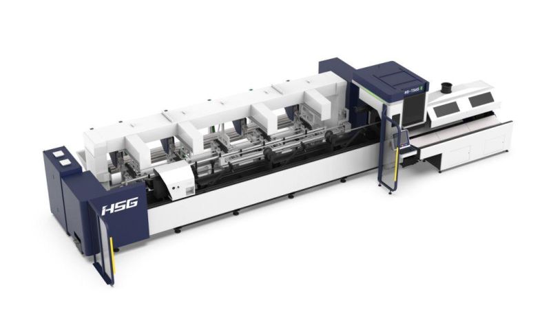 Factory Supplier Square Tube Round Pipe Profiled 4 Axis CNC Cutting Machine High Quality CNC Plasma Cutting Machine Square Tube Pipe Profiled Plasma Cutter