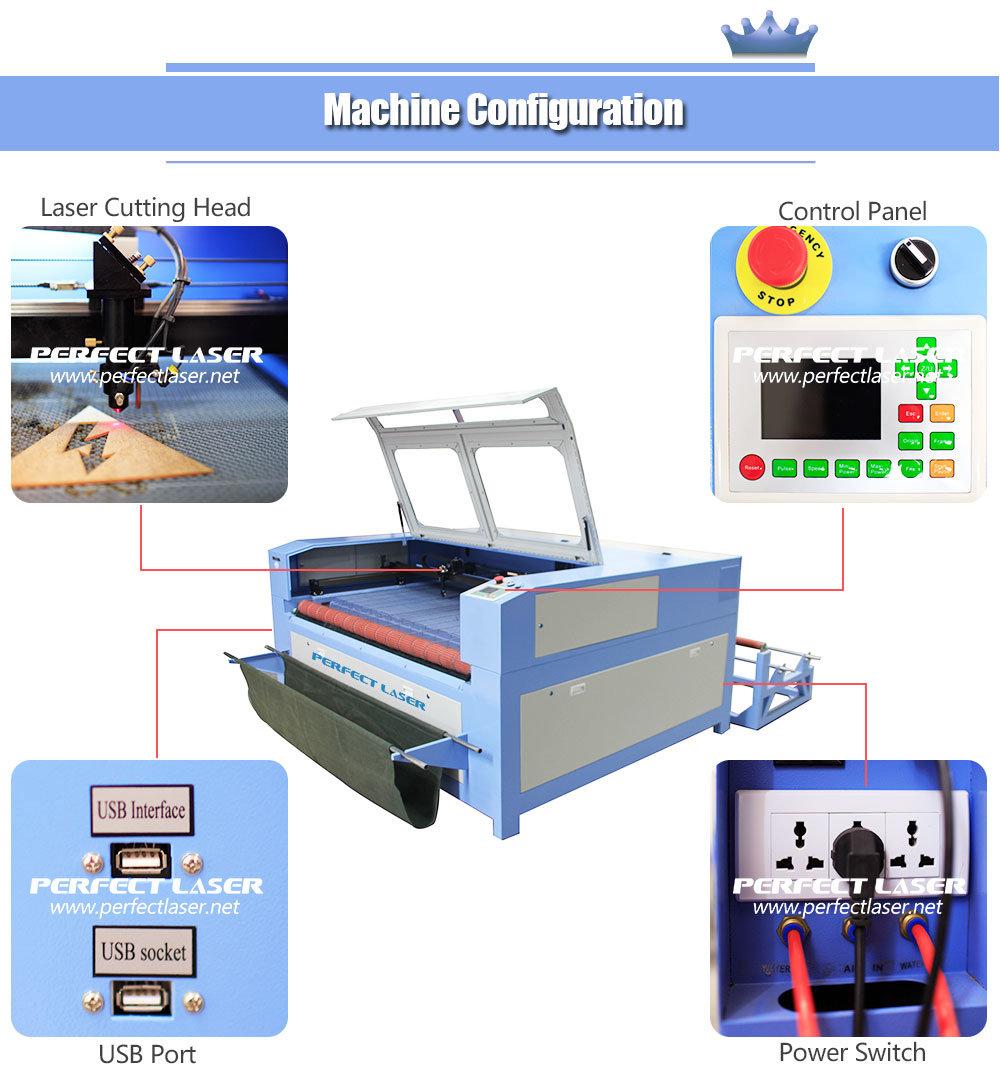 Fast Speed Auto Feeder Fabric Laser Cutting Machine with 3 Years Warranty