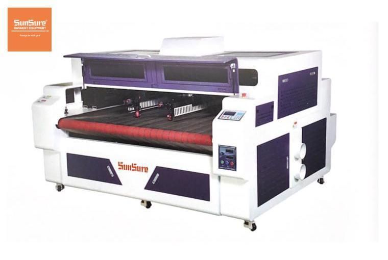 Digital Dual Heads Laser Cutting Machine with Mixed Typesetting&Mixed Cutting System Ss-1610d-Af