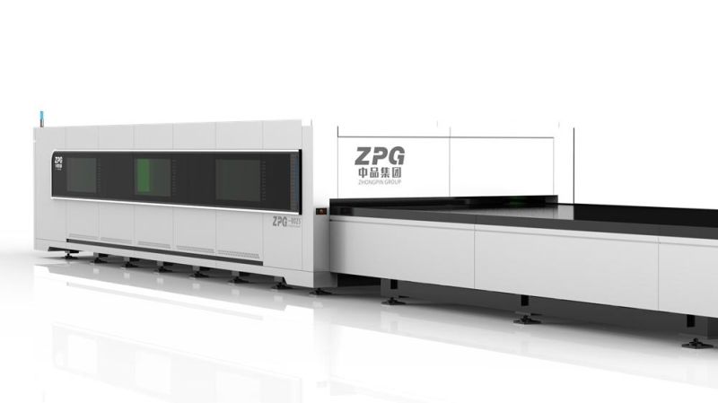 Zpg 3015 Enclosed Exchange Table Full Cover Fiber Laser Metal Cutting Machine OEM ODM 3000W 4000W 6000W 8000W 10kw in Italy/Brazil/Turkey