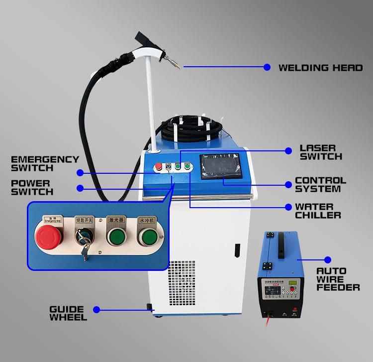 Lowest Price Portable 2000W Laser Welding Machine Laser Weld Machine for Metal