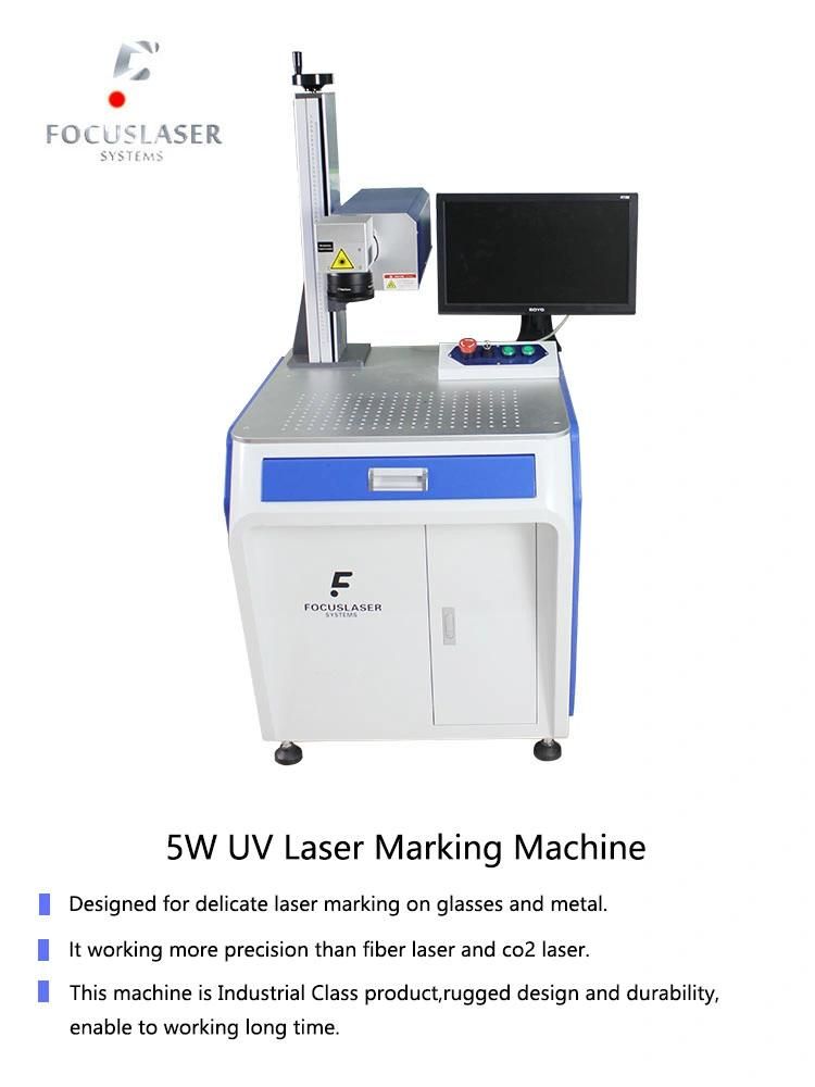 Focuslaser UV Laser Engraving Marking for Glass and Crystal