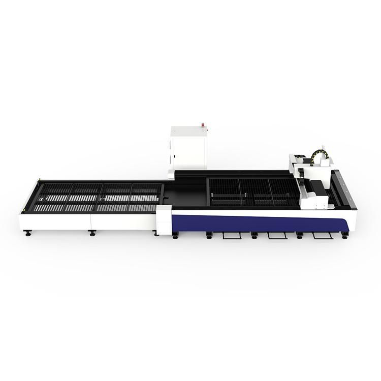 2020 Hot Sale Machine Rj-3015e Double Bed Sheet Metal Open Style Fiber Laser Cutter