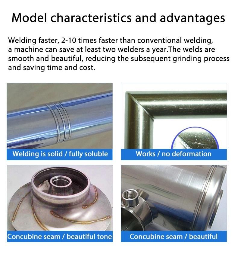 Handheld Welding Machine CNC Machine Fiber Laser Welder Fiber Laser Welding Machines 1000W 1500W 2000W for Brass Aluminum Stainless Steel