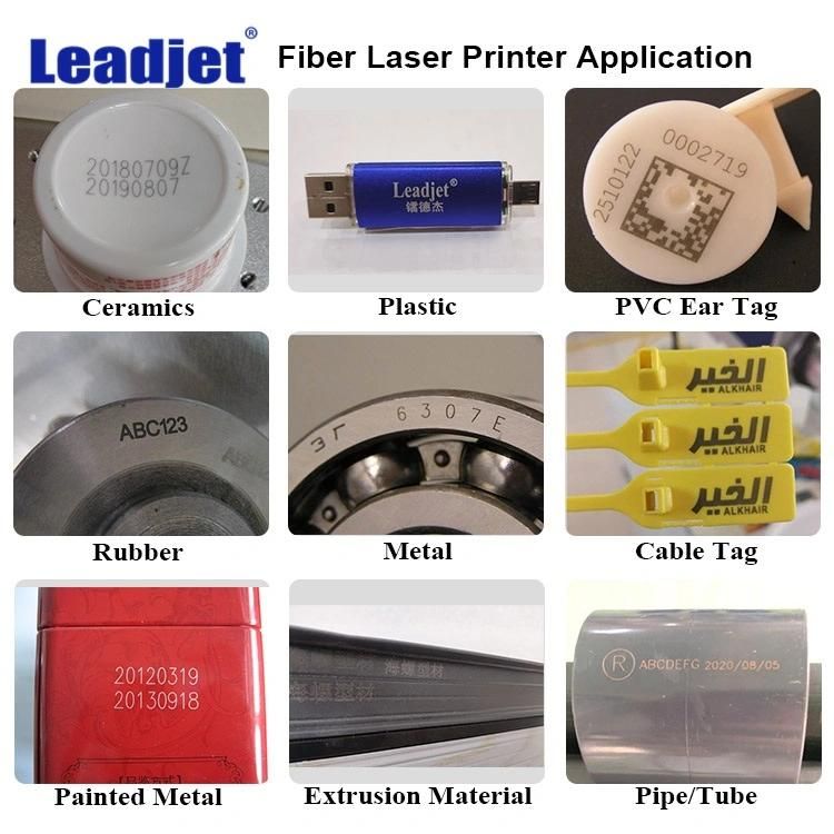 Automatic Expiry Date Coding Fiber Laser Marking Machine Printer