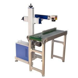 Laser 20W 30W 50W 60W Fiber CO2 Laser Marking Machine for Metal or Bottles Online Production