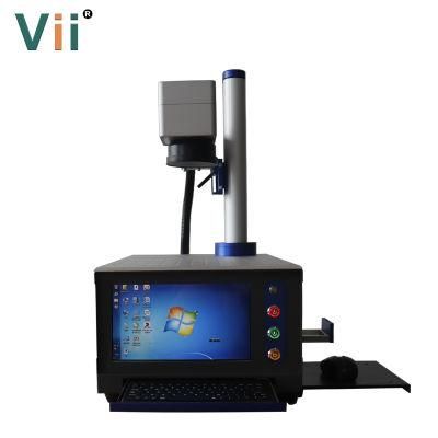 20W Desktop Laser Marking Machine on Plastic Bottle /Aluminium/Metallic Products